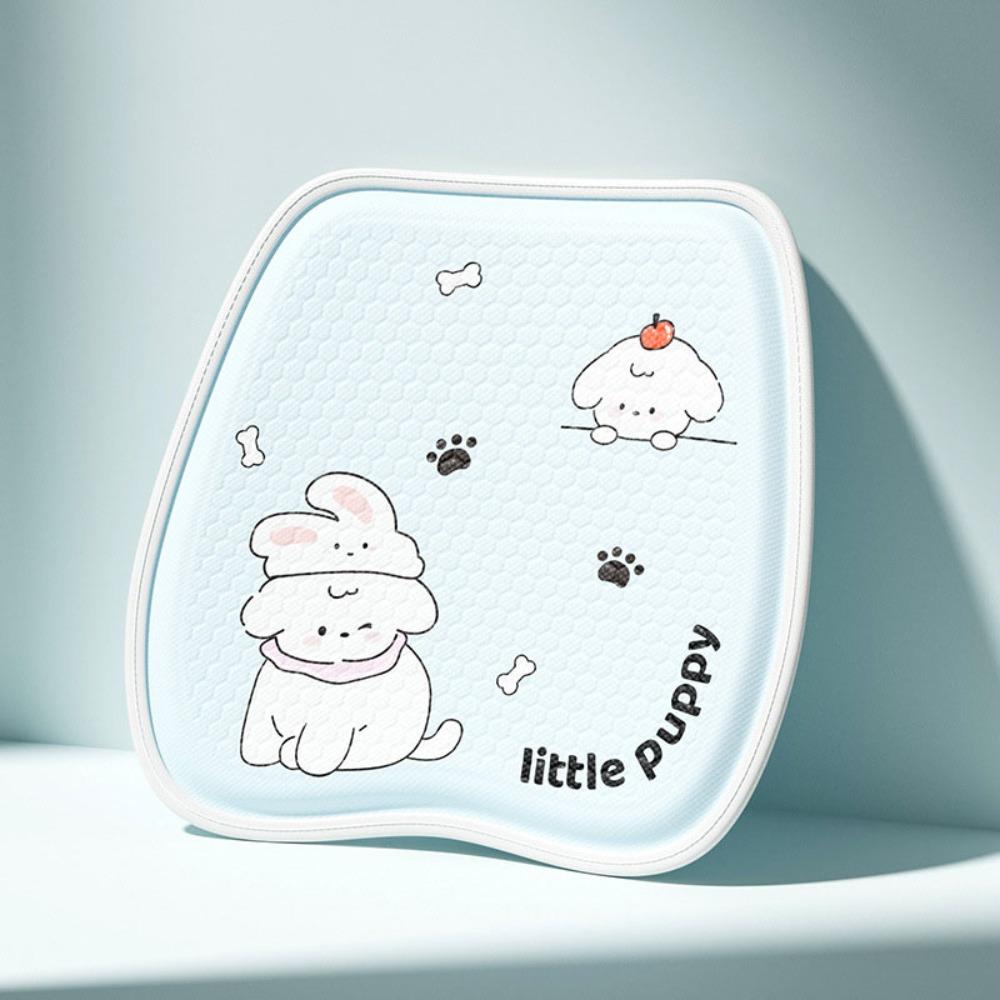 

Breathable Car Seat Cushion Cool Summer Ice Silk Cushion High Quality Honeycomb Gel Cushion Home Style 2