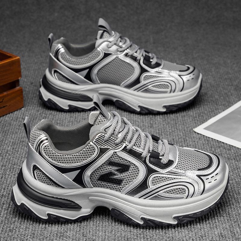 

Dad shoes autumn new breathable mesh shoes thick sole heightening casual sports shoes trendy shoes 39