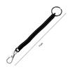 Wrist Coil Spring Lanyard Elastic Ropes Spiral Stretch Keychain Key Cord Clasp Spring Rope Key Ring