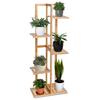 Gutren Bamboo Flower Stand 6 Shelves