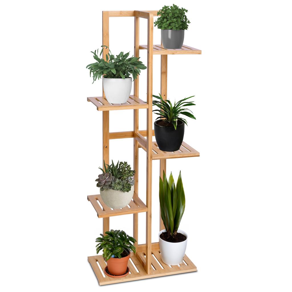 Gutren Bamboo Flower Stand 6 Shelves