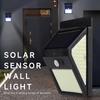 42/144/230 LED Solar Light PIR Motion Sensor Wall Light 4 Modes Solar Lamp Outdoor Waterproof Solar Courtyard Garden Wall Lamp