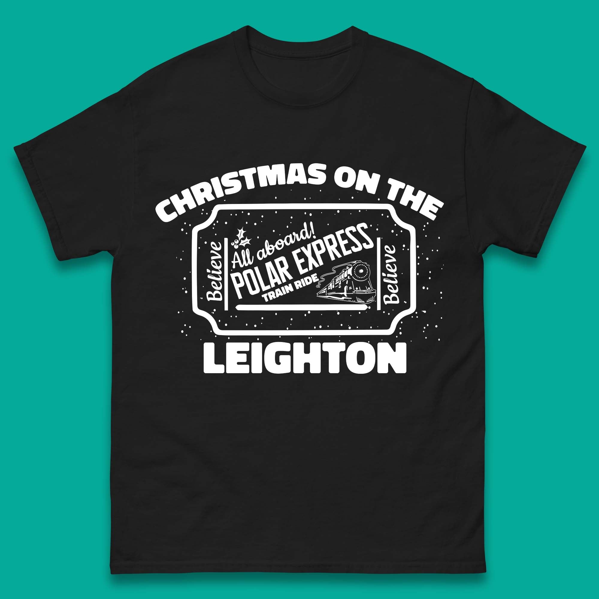 

Polar Express Christmas Train Mens T-Shirt Womens Tops Tees 3XL