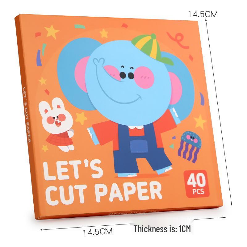 Children's Beginner Paper Craft: Educational Hands-on Cutting Toy for Early Learning and Fun
