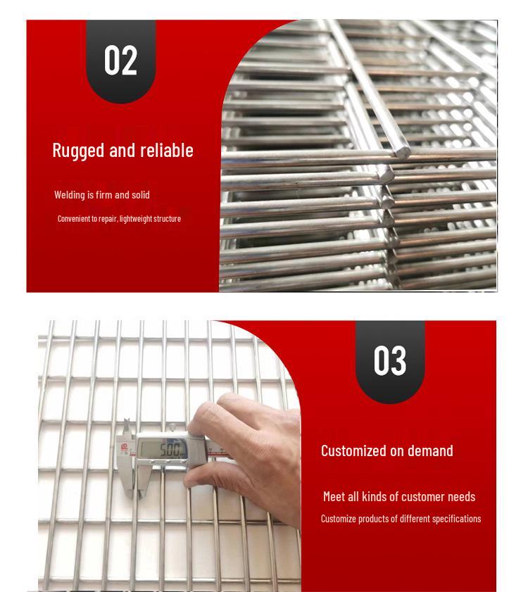 304 Stainless Steel Welded Wire Mesh Protective Fence