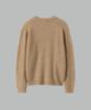 NONBLANK Mohair Wool Blend Crop Round Knit_Beige