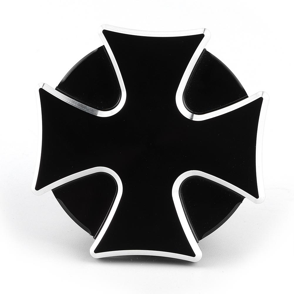 Motorcycle Crossed Fuel Oil Tank Cover CNC Billet Aluminum Cap Replacement