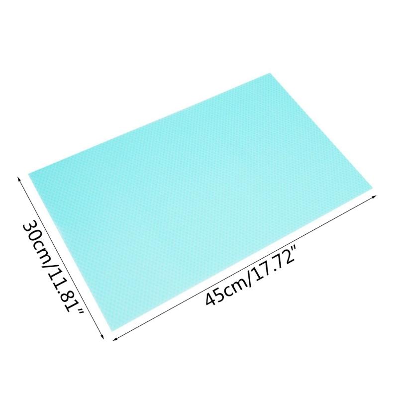 4pcs Refrigerator Mats Waterproof Non-Slip EVA Refrigerator Liner Pads Drawers