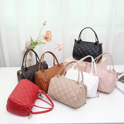 Rhombus Portable Embroidered Bag Women's Bag Women's Casual Messenger Bag