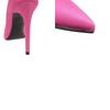 Gebrauchte AUTHENTISCHE LOUIS VUITTON callback Linie Pumps Rosa Satin/Strasssteine