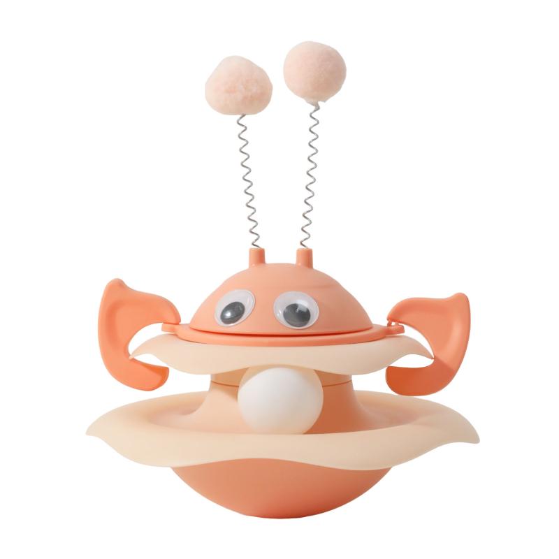 3 Layer Cat Toy Tower Turntable Roller Balls Toys Interactive Intelligence Training Track Puzzle Funny Games Accessories