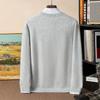 Seven-needle Double-strand Thickened Idea Yarn Cashmere Sweater Knitted Crew Neck Fashion Commuter Sweater Warm Long Sleeves