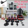 3L 6-in-1 Edelstahl Standmixer & Entsafter: Multifunktionaler Fleischwolf und Mixer