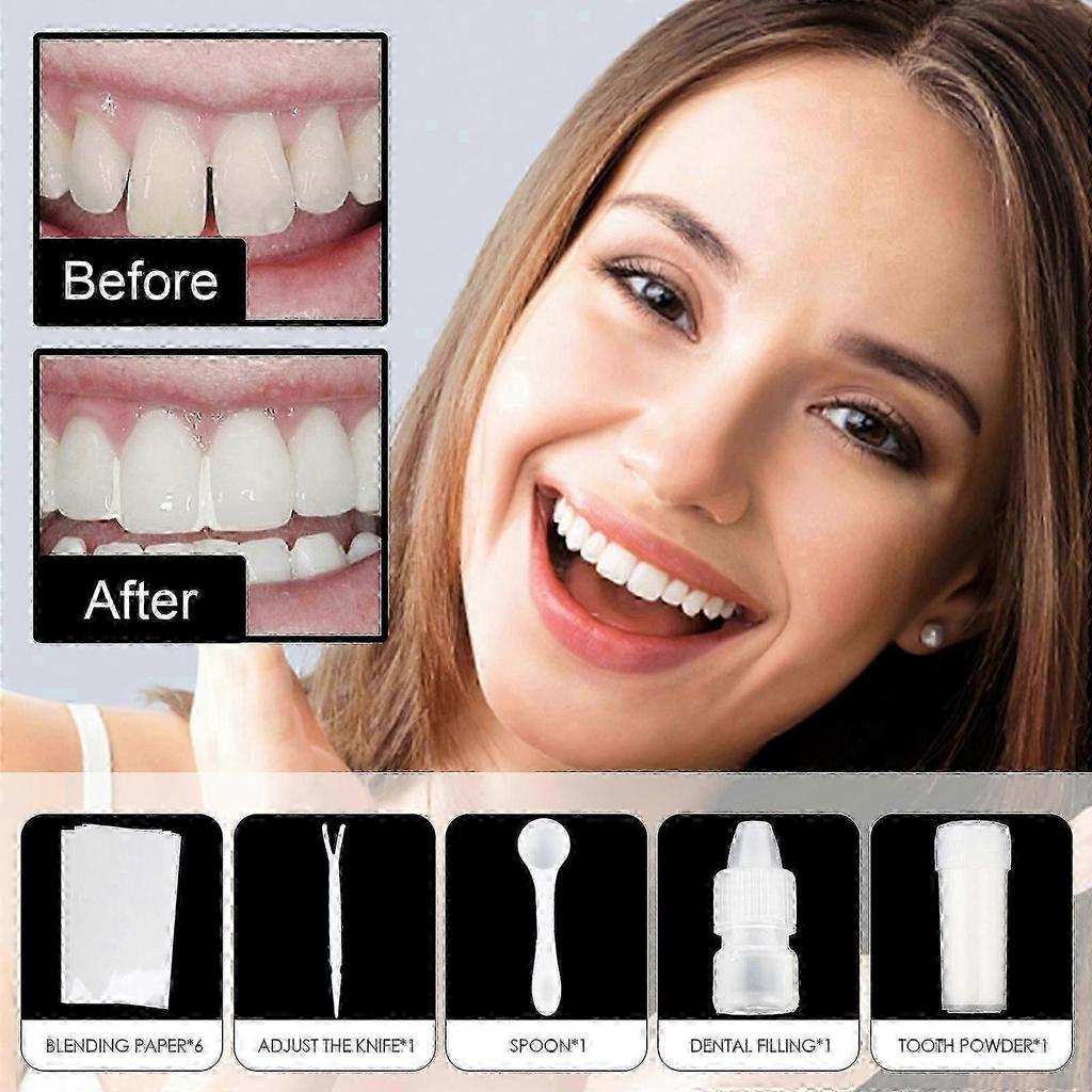 2025 Tooth Repair Kit, Dental Care Kit Glue For Filling Missing, Broken Teeth, Crowns And Bridges, Moldable Fake Teeth