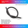 1.0mm Yellow Spring Steel Tension Spring with Hook Clamp for Mop Brake Binding Machine
