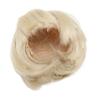 Doll Wig Hair with Bangs Doll Soft Flexible Short Straight Hair for 16 6.1‑6.7 Inch Doll Matcha