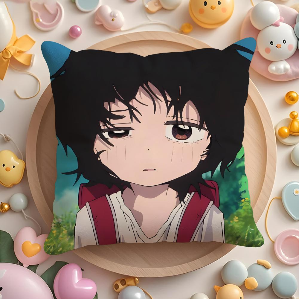 T-Takopi's Original AnimeSin Cushion Cover Home & Car Multi-Scene Pillow Cover - Reversible, Soft & Durable for Daily Use
