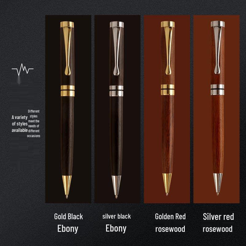 Messing Sandelholz Kugelschreiber - Drehbarer Medium Öl, Ideales Geschäftsbüro Geschenk