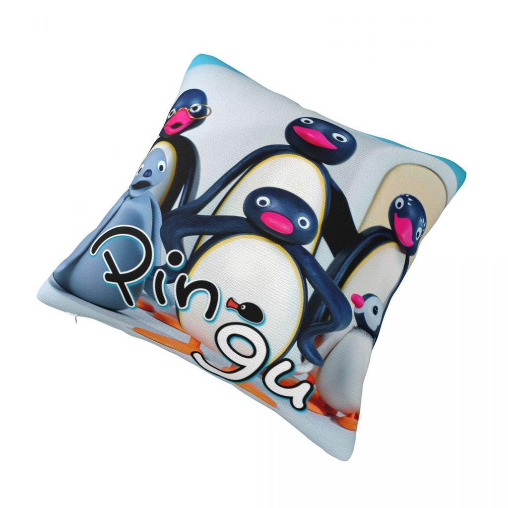 Pingus Cartoon Penguin Pillowcases Merch Printed Cushion Cover Throw Pillow Cover Home Decorations Zippered Multi-Size