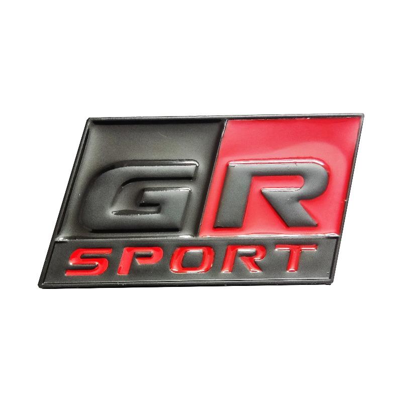 GR Sport metal car sticker badges for  Prado 86 HV Yaris RZ RC RS C-HR Corolla Prius Harrier Camry Tacoma Venza RAV4