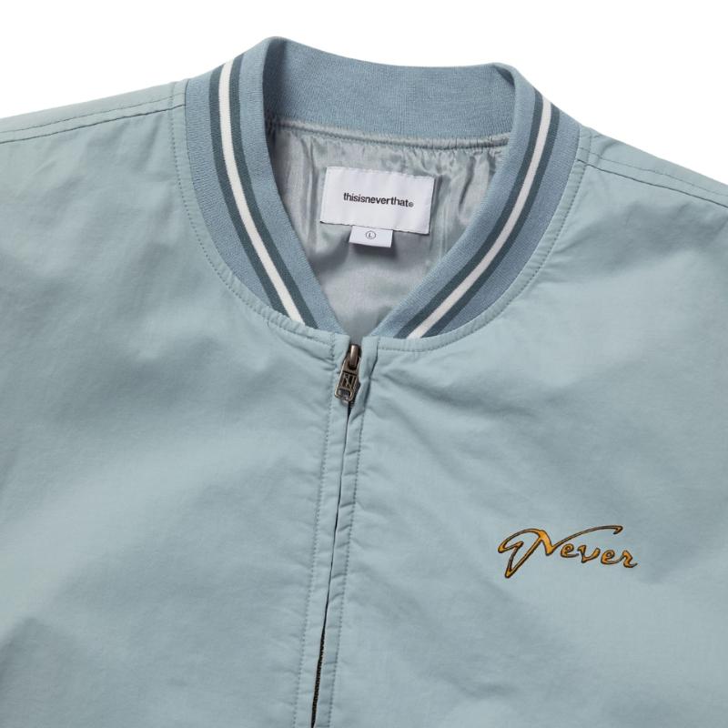 Thisisneverthat Faded Stadium Jacket Blue