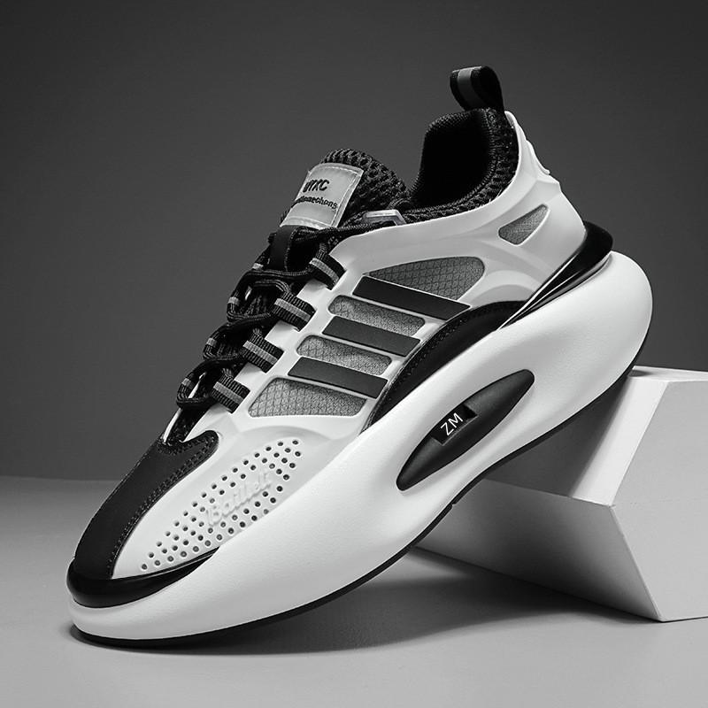 

Спортивная обувь модная повседневная обувь на высокой платформе сетчатая дышащая мужская обувь универсальный тренд студенческая беговая обувь 45