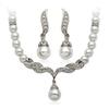 Jewelry Set Lightweight Unique Shape Alloy Unique Necklace Earrings Set for Party