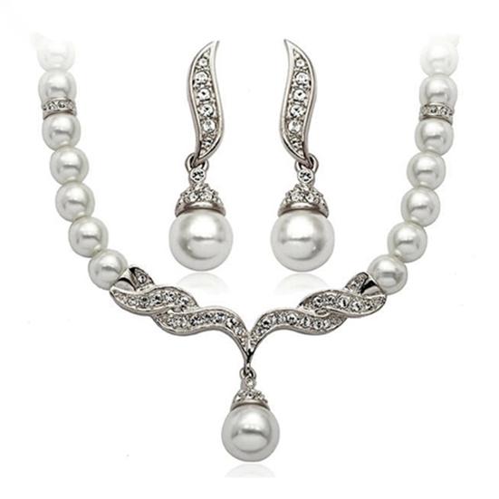 Jewelry Set Lightweight Unique Shape Alloy Unique Necklace Earrings Set for Party