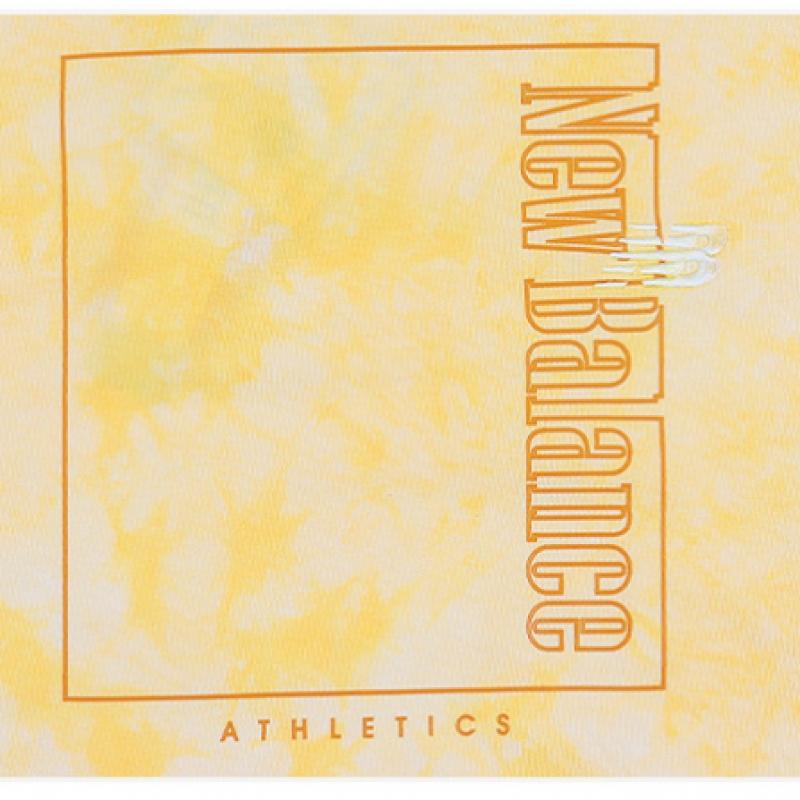 New Balance Dye Long Sleeve Tee  Yellow