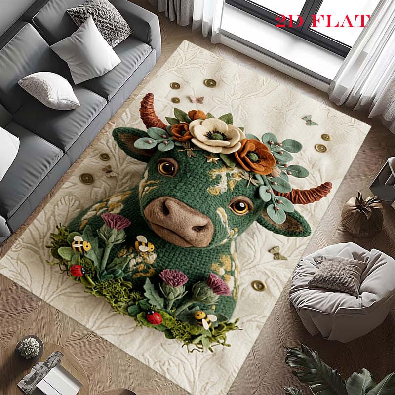 Calm Sensation Carpet Rug for Living Room Bedroom Home Sofa Decoration,Kids play Nonslip Floor Mat