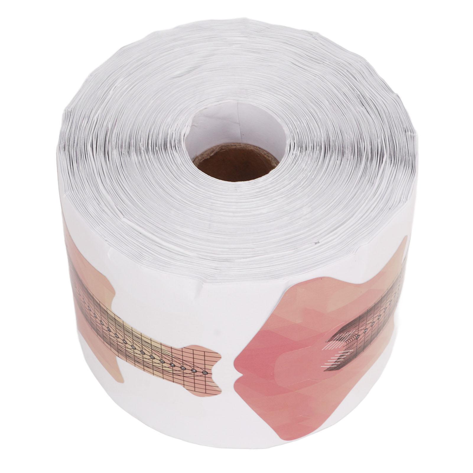 

300 листов Наклейки-трафареты для наращивания ногтей в форме рыбки Самоклеящиеся Формы для французского маникюра Шейперы для