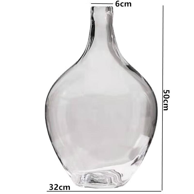 RUIJIE Japanese Style Floor-Standing Glass Vase