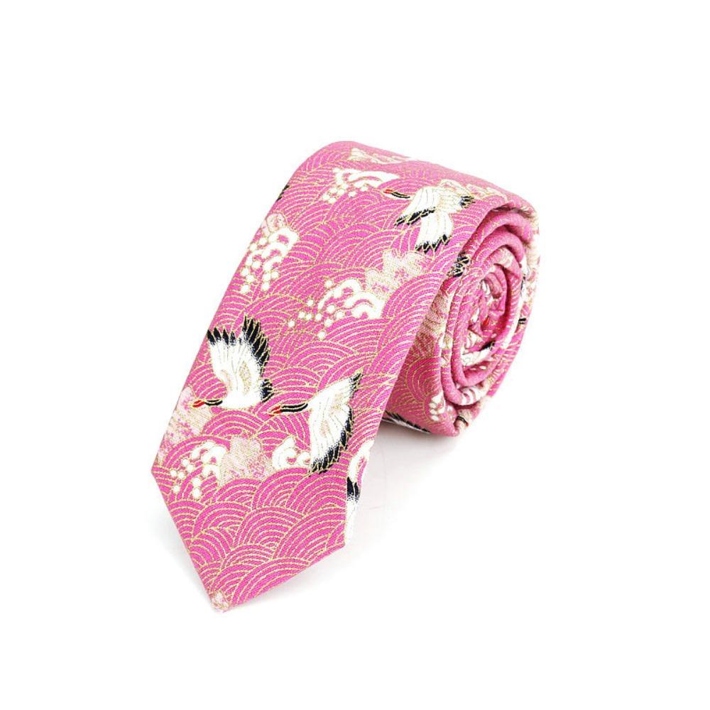 6cm Width Neck Tie Colorful Printed Tie Casual Floral Tie  Men's Party Clothing