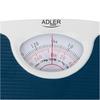 Adler | Mechanical Bathroom Scale | Ad 8151B | Maximum Weight (Capacity) 130 Kg | Accuracy 1000 G | Blue/White