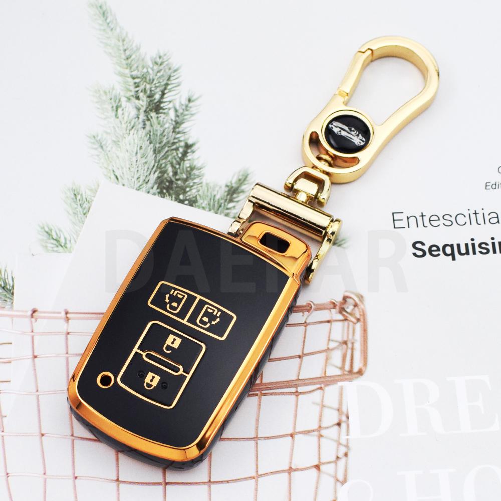 TPU Key Case Cover For Toyota Auris Camry RAV4 Avalon Yaris Verso 2012-2018 Keyless Fob Shell Holder Protector 2 4 Buttons