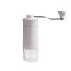 Stainless Steel Hand-Crank Coffee Grinder with Glass Hopper & Adjustable Multi-Gear Control