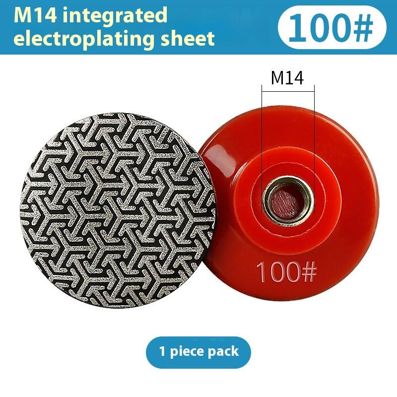 

M10 M14 Резьба 2 50 мм Алмазные ручные полировальные электрогальванические шлифовальные круги Шлифовальный диск для стекла гранита мрамора бетона