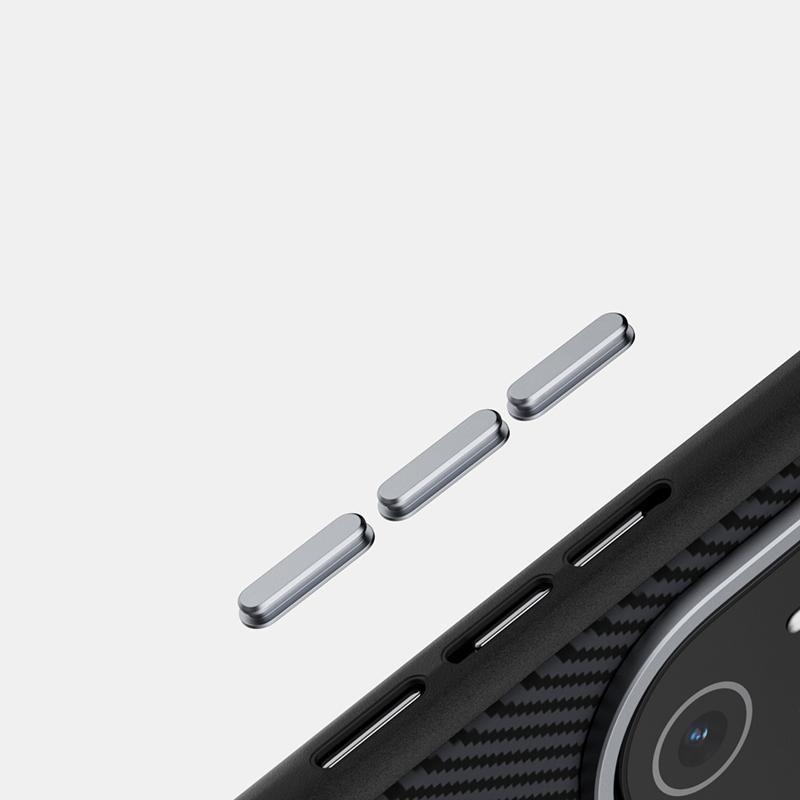 For Honor 300 Pro Case Slim Rough Drop Tested Hybrid Carbon Fiber Case Cover Shell Honor Alloy Lens Anti-slip Grip Shockproof