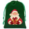 8pcs Christmas Velvet Bags Drawstring Bags Gift Bags Christmas Candy Bags Drawstring Drawstring Bags