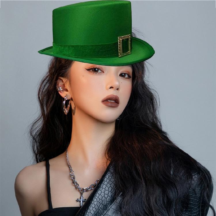 Einzigartige Karnevals Irish Green Hat Irischer Nationaltagshut St. Patrick's Day Hut