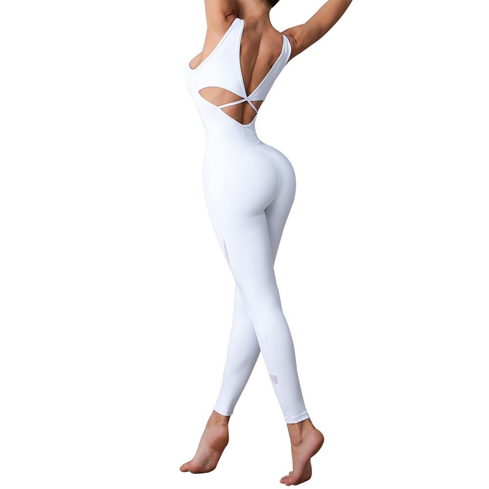 Hot-Selling Sexy Back Yoga Jumpsuit - Quick-Dry, Breathable, and Hip-Lifting for Women