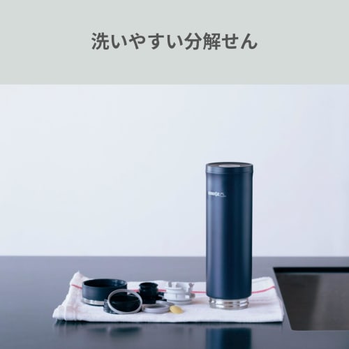 ZOJIRUSHI Láhev na vodu z nerezové oceli, hrnek, láhev na přímé pití, lehká, studená, izolační, teplá, 480 ml, bílá, SM-JF48-WA