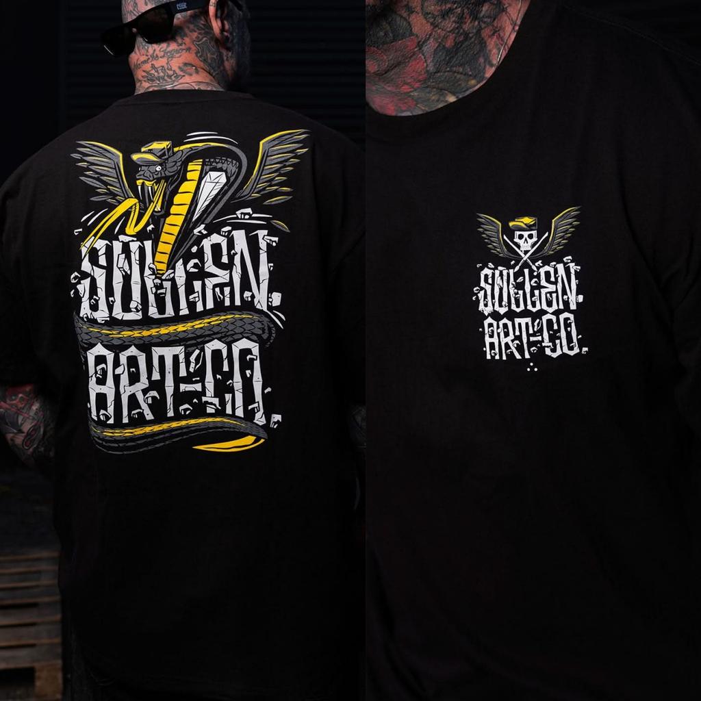 Lowbo Sullen Tattoo Kunst Lässiges T-Shirt Baumwolle Grafik-T-Shirt Unisex Unisex Sommer Streetwear