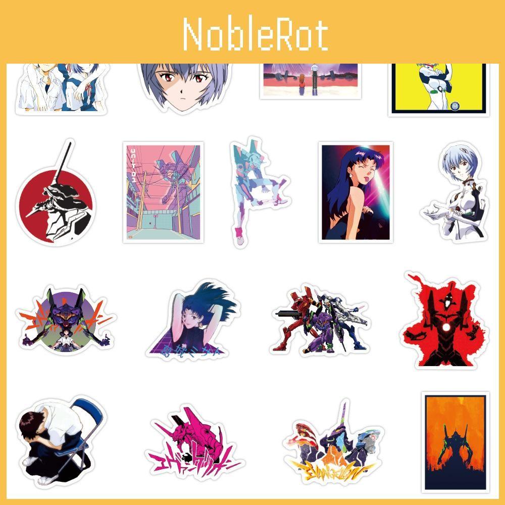 50pcs Genesis Neon Evangelion Novel Vinyl Waterproof Stickers For Water Bottle