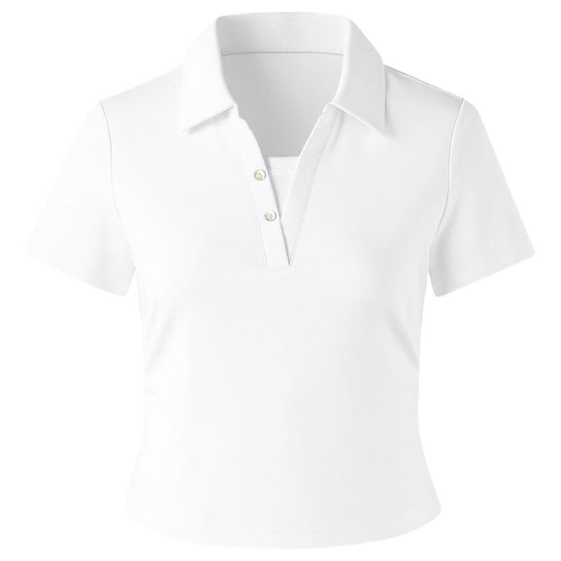 Women s Slim Fit Polo T-Shirt M