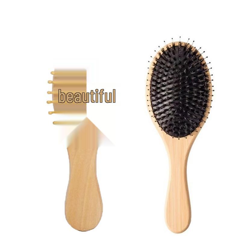 Compact Wooden Pocket Scalp Massage Comb