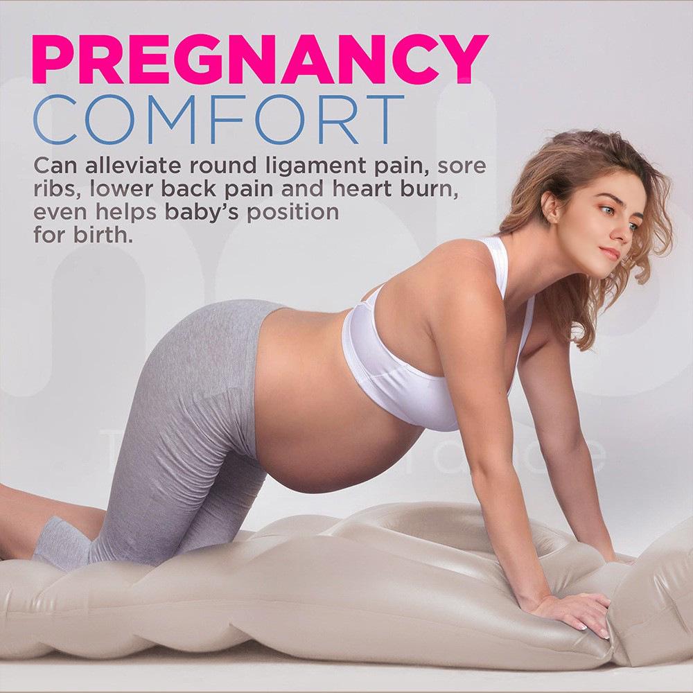 Saltea de apă gonflabilă din PVC pentru înot și yoga - Pat plutitor pentru femei însărcinate