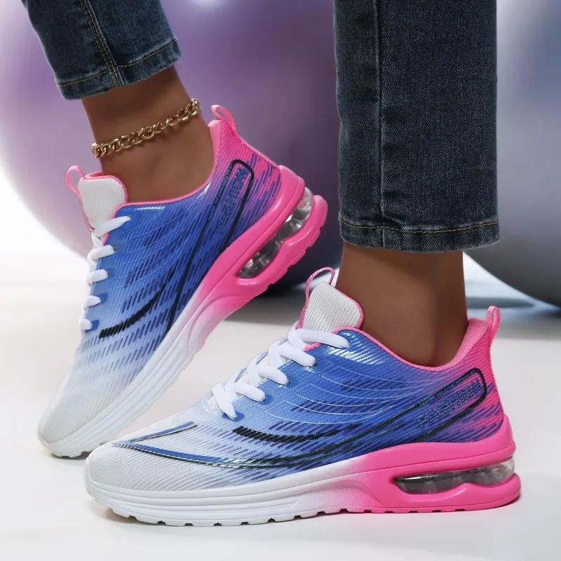 YRZL Women Sneakers Casual Sports Shoe Breathable Lightweight Anti Slip Comfortable Walking Shoes Tennis Running Shoes for Woman