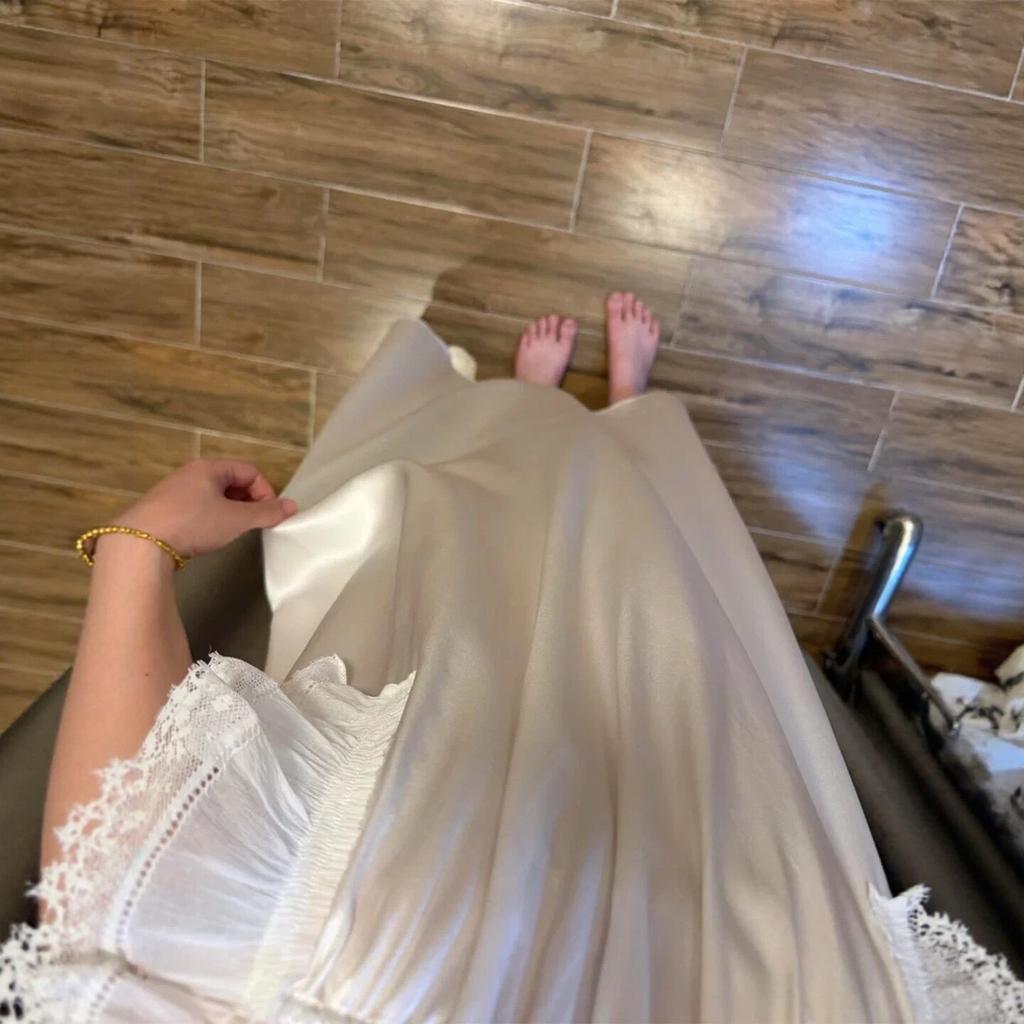 Imitation Essigsäure Träger Nachthemd Damen Xiaohongshu beliebt Sommer lang Spitze Spitze Eis Seide Loungewear sexy Pyjama