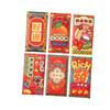 6Pcs Chinese Style 2026 Horse Year Red Envelope Paper Lucky Money Bag Red Pocket  Birthday Gift